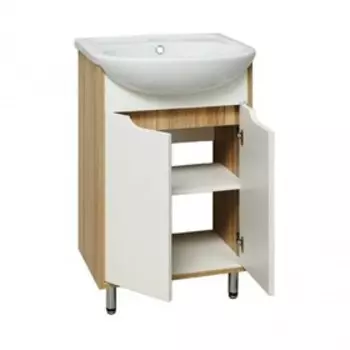 Тумба "Эко 50" с раковиной "Уют 50"