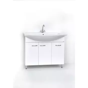 Тумба Элеганс 100 с раковиной Эльбрус