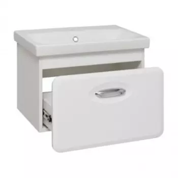 Тумба "Капри 60" подвесная, с раковиной "Moduo Slim 60"