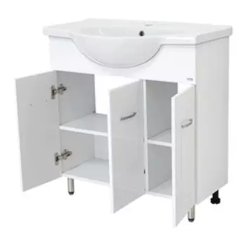 Тумба Классик - 80 прямая с раковиной NATI- 80