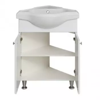 Тумба "Классик" угловая, с раковиной "Классик"