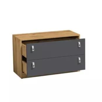Тумба «Комфорт 17», 782 × 373 × 489 мм, цвет дуб золотистый / графит