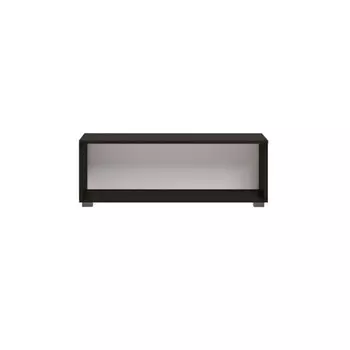 Тумба «Квартал», 1098492388 мм, 2 ящика, цвет ЛДСП дуб венге / МДФ белый глянец