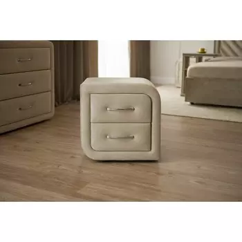 Тумба «Лепесток», 515 × 510 × 430 мм, 2 ящика, левая сторона, велюр, цвет st velvet 6