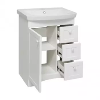 Тумба "Мерида 60" с раковиной "Carina 60"