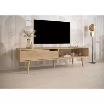 Тумба многофункциональная, 1400420400 мм, цвет дуб крафт золотой