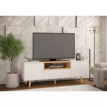 Тумба многофункциональная, 1600450560 мм, цвет дуб крафт золотой / кашемир серый