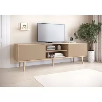 Тумба многофункциональная, 1800435552 мм, цвет дуб крафт золотой / капучино ю.