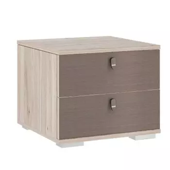 Тумба «Модерн 20.01», 400 × 420 × 390 мм, цвет дуб мария / бронза