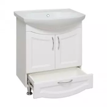 Тумба "Неаполь 65" с раковиной "Элеганс 65"