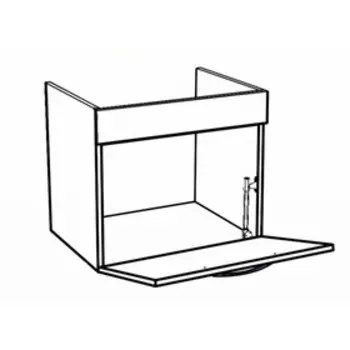 Тумба Омега 70 с раковиной Como 70