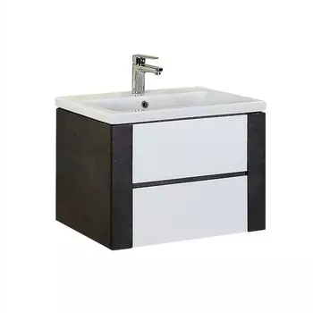 Тумба Onika Стоун 70.13 с раковиной Como 70, подвесная