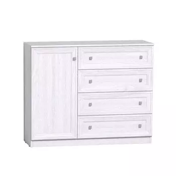 Тумба Paola 5, 1199 × 400 × 981 мм, левая, цвет ясень анкор светлый