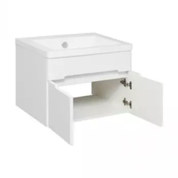 Тумба "Парма 60" подвесная, 2 двери, с раковиной "Omega 60"