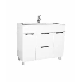 Тумба под раковину "Elen 100" Грация с 2 верхними ящиками В2 Домино