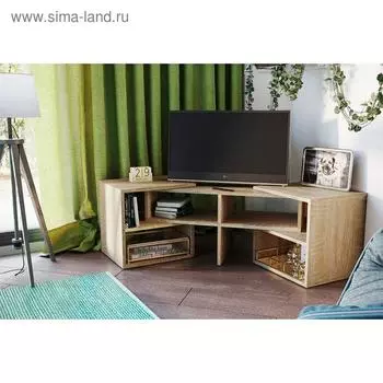 Тумба под ТВ «Агрия», 1400352400 мм, цвет дуб сонома