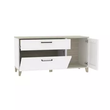 Тумба под ТВ Aurelio 33, 1200455607 мм, цвет белый/блеквуд сатиновый