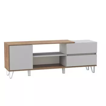 Тумба под ТВ «Гавана» 58.08, 1600383570 мм, цвет кейптаун / серый