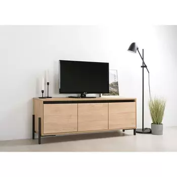 Тумба под ТВ Квадро 13.275, 1392х404х526, цвет дуб сантьяго