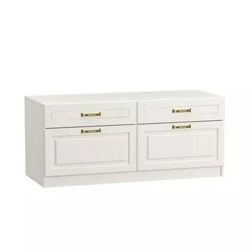 Тумба под ТВ Ливерпуль, 1400х493х608, Ясень ваниль