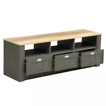 Тумба под ТВ «Прованс» 37.09, 1348392476 мм, цвет диамант серый / дуб каньон