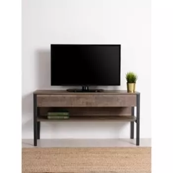 Тумба под ТВ Стронг 13.268, 1092х353х550, Дуб гранж колониальный/Интра