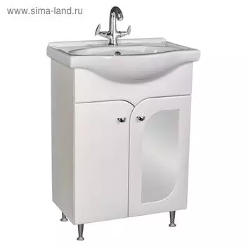 Тумба под умывальник "Элегия 60 Антика С" без ящика Домино