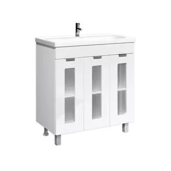 Тумба под умывальник "Миранда 80 Кристалл"