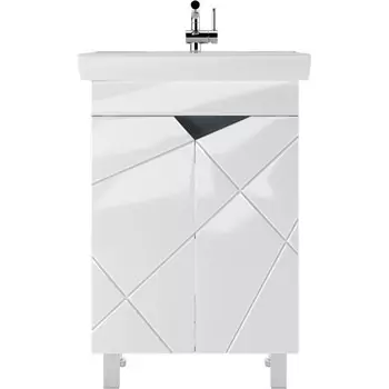 Тумба Домино Vector под раковину Томь 60, без ящиков, левая/правая