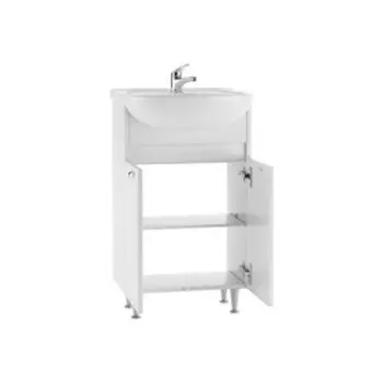 Тумба для ванной комнаты под умывальник "Уют 55" ЛАЙТ, 29,9 х 51,2 х 82 см