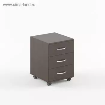 Тумба подкатная SIMPLE SC-3M, легно тёмный