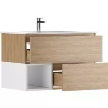 Тумба подвесная под умывальник "Эйфория 80"