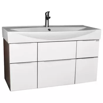 Тумба подвесная под умывальник "Элвис 105"с 3 ящиками