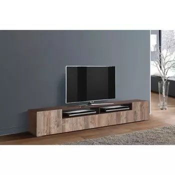 Тумба подвесная «Прага» New, 2130350382 мм, фасад ЛДСП, цвет венге / кейптаун