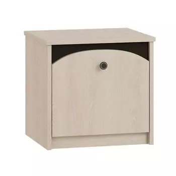 Тумба прикроватная «Ева», 438 374 420 мм, правая, цвет дуб сонома / дуб венге