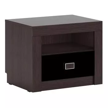 Тумба прикроватная «Изабелла №2», 584435470 мм, цвет аруба венге / орех тёмный