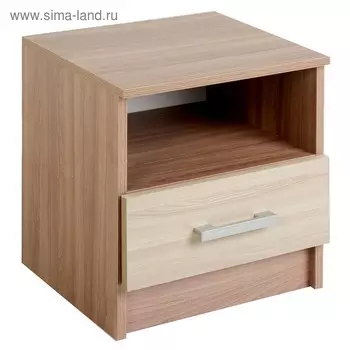 Тумба прикроватная напольная «ЭКО», 400375468 мм, цвет ясень шимо светлый/темный