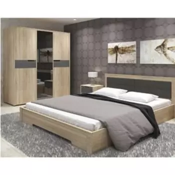 Тумба прикроватная «Мишель», 454 370 510 мм, 1 дверь, цвет дуб сонома