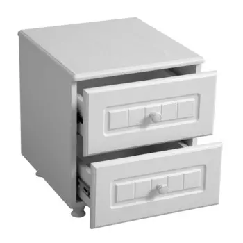 Тумба прикроватная «Монако», 402434445 мм, цвет белый