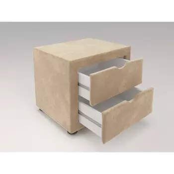 Тумба прикроватная «Монмар», 500350420 мм, цвет бежевый велюр