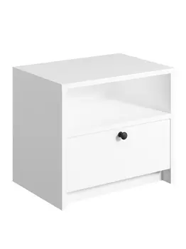 Тумба прикроватная «Найс», 460333400 мм, белый/белый