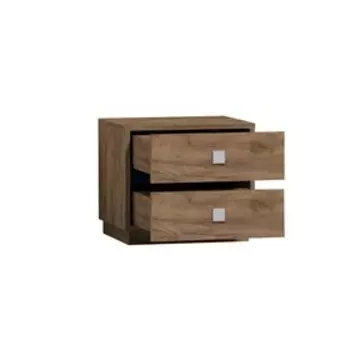 Тумба прикроватная Neo 411, 452 × 387 × 400 мм, цвет дуб табачный craft / чёрный