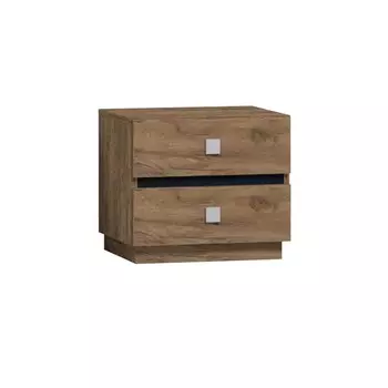 Тумба прикроватная Neo 411, 452 × 387 × 400 мм, цвет дуб табачный craft / чёрный