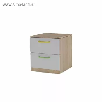 Тумба прикроватная «Стайл», 500 474 440 мм, цвет дуб сонома / белый