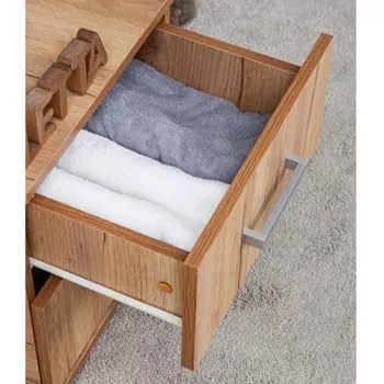 Тумба прикроватная «Ультра», 400386445 мм, 2 ящика, цвет дуб золотой крафт