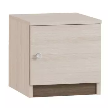 Тумба прикроватная «Ванесса», 402 456 408 мм, цвет ясень шимо светлый / шимо тёмный