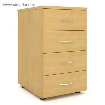 Тумба приставная, 430х550х750 мм, бук