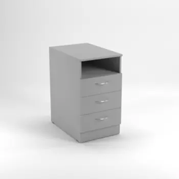 Тумба приставная ТСн4.7, 425х680х750 мм, серый