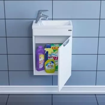 Тумба "Родос 40" подвесная с раковиной "Сомо 40"