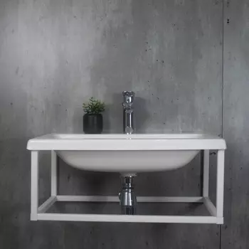 Тумба с раковиной Loft600, 600250395 мм, цвет белый